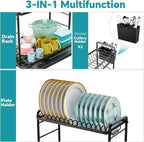 Simple Trending Dish Drying Rack, 2-Tier Dish Rack - Image 4