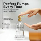Luxury Glass Hand and Dish Soap Dispenser Set by Brighter Barns - Image 4