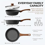 YASHE 11 Inch Nonstick Saute Pan - Image 2