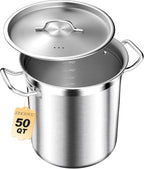 STOCKPOT 50 Quart Stainless Steel Stock Pot by STOCKPOT