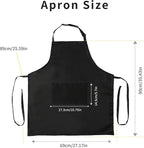 Tosewever 2 Pack Adjustable Bib Apron, Waterdrop Resistant Aprons - Image 7