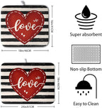 Valentine's Day Dish Drying Mat - Image 2