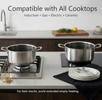 4.6 Qt Stainless Steel Stock Pot - Image 5