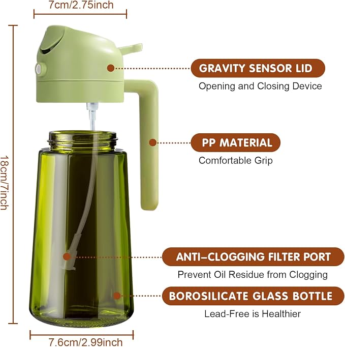 YARRAMATE 2PCS 16oz/470ml Oil Sprayer - Image 7
