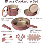 CAROTE 19 Pcs Pots and Pans Set, Nonstick Cookware Sets - Image 2