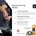 LARS NYSØM Salt and Pepper Grinder Set, Manual Salt and Pepper Mills - Image 2