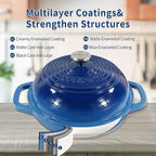 Enameled Cast Iron Bread Oven, 6 Quart Dutch Oven - Image 5