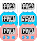 ZILLEEN 6 Pack Kitchen Timers for Cooking Digital Classroom Timers for Kids by ZILLEEN