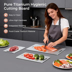Titanium Cutting Board Set of 3, 100% Pure Titanium Cutting Boards - Image 2