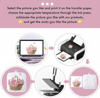 Patelai 12 Pieces Blank Sublimation Oven Mitts Set Include Blank Sublimation - Image 6