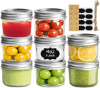 ComSaf Mini Mason Jars 4oz by ComSaf