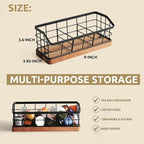 WILDMOS Tea Bag Organizer, Iron Wire Basket - Image 6