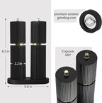 Wooden Salt and Pepper Grinder Set - Image 2