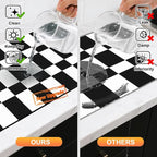 Dish Drying Mats for Kitchen Counter, Waterproof Coffee Mat for Countertop - Image 5