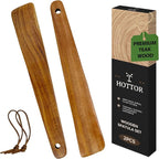 Teak Wood Spatula for Cooking, 12.2 Inch Flat Wooden Spatula for Cast Iron by Unknown