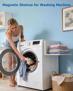 Magnetic Laundry Shelf for Washing Machine, Organize Laundry Essentials - Image 6