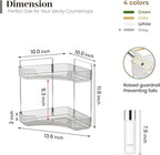 Aveniee Corner Bathroom Counter Organizer, Bathroom Countertop Shelf Makeup - Image 3