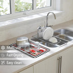 Dish Drying Mat for Kitchen Counter 2 Pack - Image 2