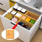 ANTOWIN Bamboo Drawer Dividers Organizers, Drawer Separators Splitter, 17-22 - Image 9