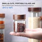 6 pc Glass Spice jars Glass Jars - Image 4