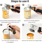 Can Opener Manual with Magnet Lift, Heavy Duty Handheld Smooth Edge Can Tin - Image 7