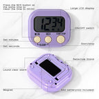 Weewooday 24 Pcs Digital Kitchen Timer Magnetic Timer Bulk On/Off Switch Minute - Image 4
