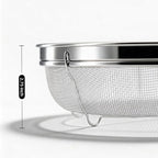 Fine Mesh Strainer for Kitchen, Stainless Steel Colander Bowl for Pasta - Image 3