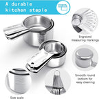 TILUCK Stainless Steel Measuring Cups Set, Kitchen Gadgets - Image 4