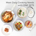 SODAY 15Pcs Pots and Pans Set Non Stick, Cookware Sets - Image 7