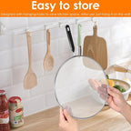 3 Pcs Splatter Guard with Handle Stainless Steel Mesh Splatter Screen - Image 5