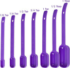 Plastic Measuring Cups and Spoons Set 15, Metric & US Kitchen Measure Cups - Image 3