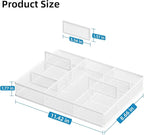 Marbrasse Desk Drawer Organizer, Metal Mesh Drawer Organizer Tray - Image 2