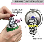 Soda Can Tab Opener Mini Soda Can Cover Easy Tab Opener and Drink Protector - Image 2