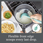 Tovolo Flex Core Silicone Ladle BPA Free Aqua Seafoam Green Deep Silicone Soup - Image 3
