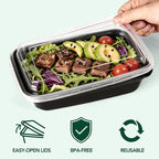 Glotoch Meal Prep Containers 32oz 100 Pack - Image 7