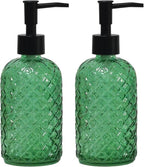 Green Glass Soap Dispenser by YYTSGG