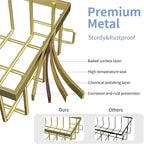 Saydear Under Sink Organizer Storage 2-Tier Premium Metal Pull-Out Kitchen - Image 5