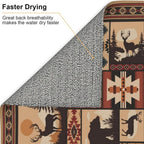 Western Wildlife Geometric Dish Drying Mat - Image 5