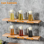 Marbrasse Oil Dispenser for Kitchen, 20 OZ /600ml Leakproof Glass Oil Bottle - Image 6