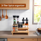 JinDoWin 3 Tiered Spice Rack Organizer - Image 2