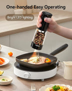 TOMEEM Electric Salt and Pepper Grinder Set – Rechargeable - Image 4