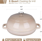 VORRINGARD Enameled Cast Iron Dutch Oven Pot - Image 2