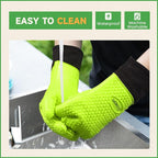 GEEKHOM BBQ Gloves Heat Resistant Oven Mitts - Image 3