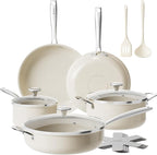 Redchef Ceramic Nonstick Cookware Set, Induction Cookware by Redchef