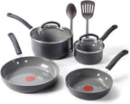 T-Fal Ultimate Hard Anodized Ceramic Nonstick 8 Piece Cookware Set, Oven Safe by T-falbrand