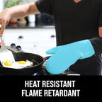 BPA-Free Soft Silicone Oven Mitts - Image 3