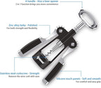 IPOW Wine Opener, Zinc Alloy Wine Bottle Opener, Wing Corkscrew Heavy Duty - Image 2