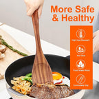 14 Inch Large Wooden Spoon for Cooking Utensil Mixing Spoons Baking Serving - Image 6