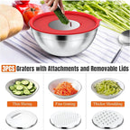 ENVTEK Mixing Bowls with Lids Set, Size 4.5 - Image 3