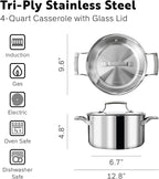4 Quart Stainless Steel Pot - Image 2